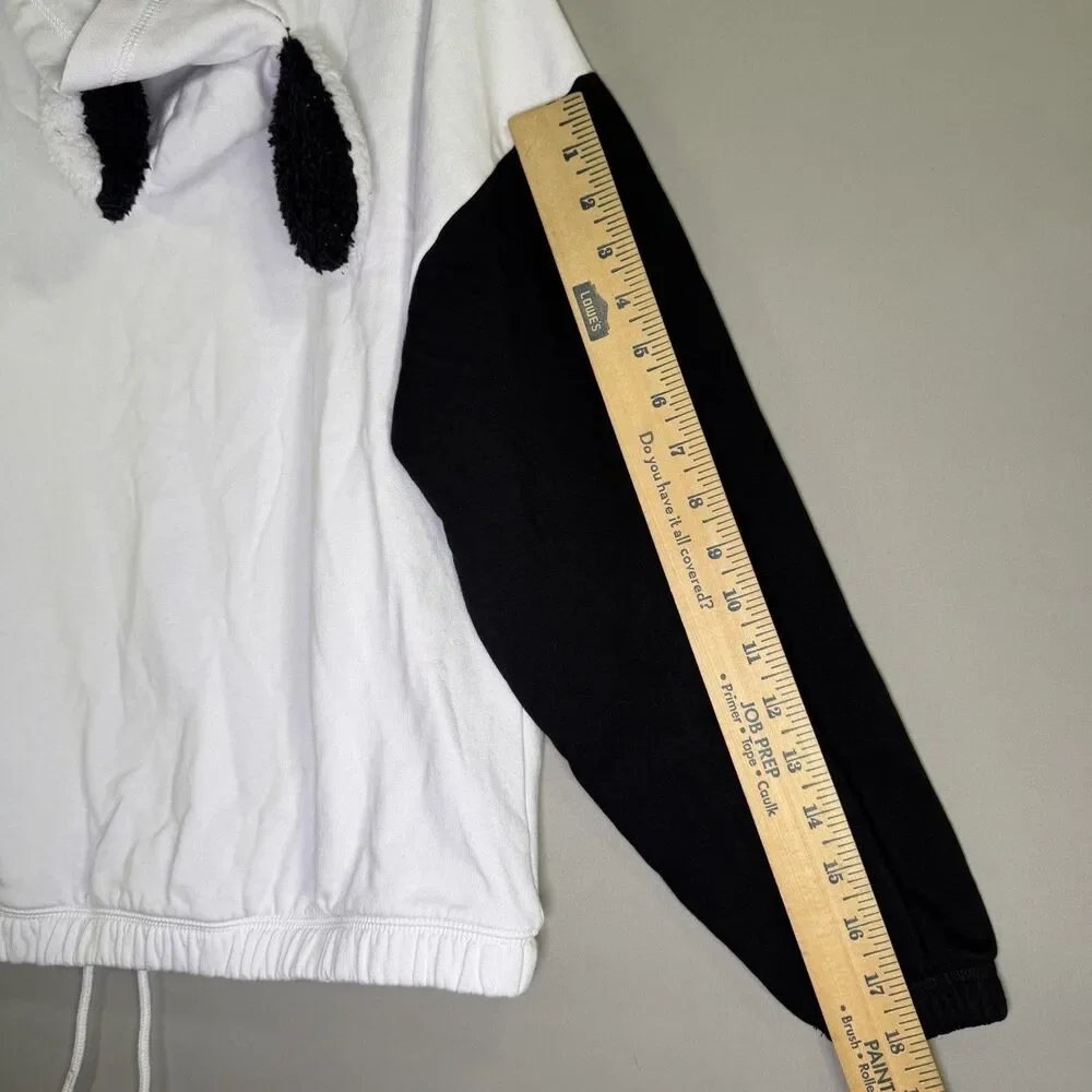 Justice Peanuts Snoopy Girls XL White/Black Graphic Print Pullover Hoodie